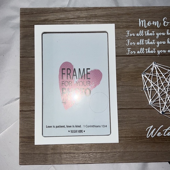 VILIGHT Parents Wedding Gifts from Bride and Groom Rustic Picture Frame - Picture 7 of 13